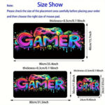 Mauspad-Muster, großes Gaming-Mauspad, XXL, Gamer-Tastatur, Pads,