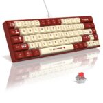 AK680 65% kabelgebundene HotswapMechanische GamingTastatur, 68