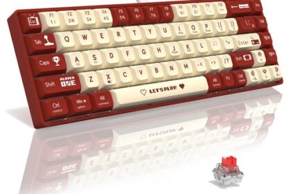 AK680 65% kabelgebundene HotswapMechanische GamingTastatur, 68