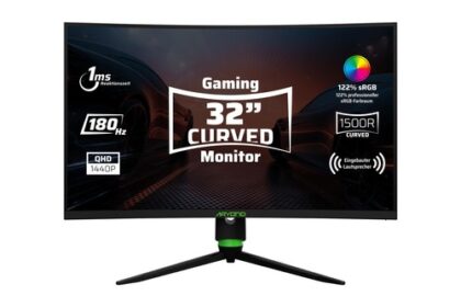 A32 V2 Curved Gaming Monitor, 32