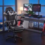 Massage Gaming Stuhl Schreibtischstuhl Drehstuhl Chefsessel