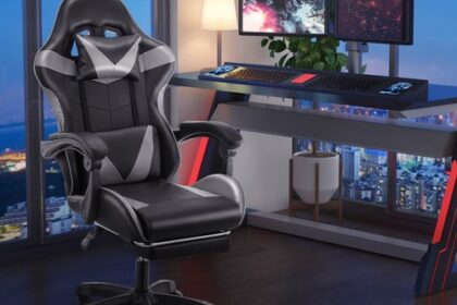 Massage Gaming Stuhl Schreibtischstuhl Drehstuhl Chefsessel