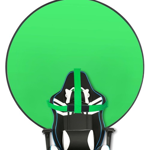 Greenscreen Hintergrund Tragbar 145 cm doppelseitig