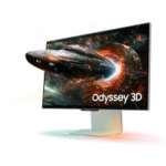 Samsung 27" Odyssey 3D G90XF 4K UHD 165Hz 1ms Gaming Monitor, 27 Silber - Produktbild