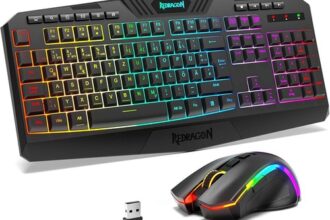 Redragon S101M-KS Kabelloses Gaming Set RGB