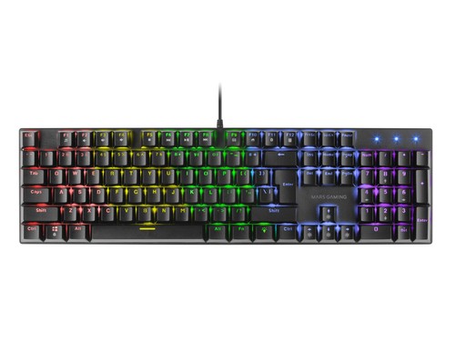 MARSGAMING Gaming MK422 Schwarz, Mechanische Tastatur