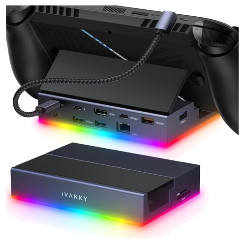 14-in-1 RGB Docking Station Laptop Gaming