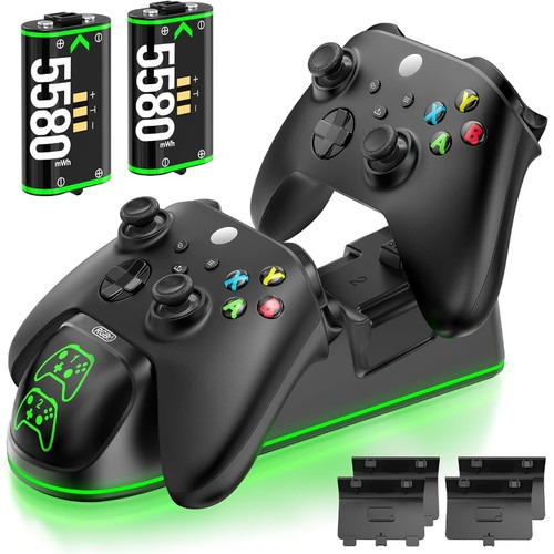 Ladestation Xbox Controller mit 2x 5580mAh