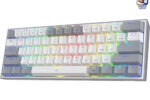 Gaming-Tastatur 60% QWERTY RGB 61 Tasten