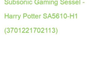 Subsonic Gaming Sessel - Harry Potter