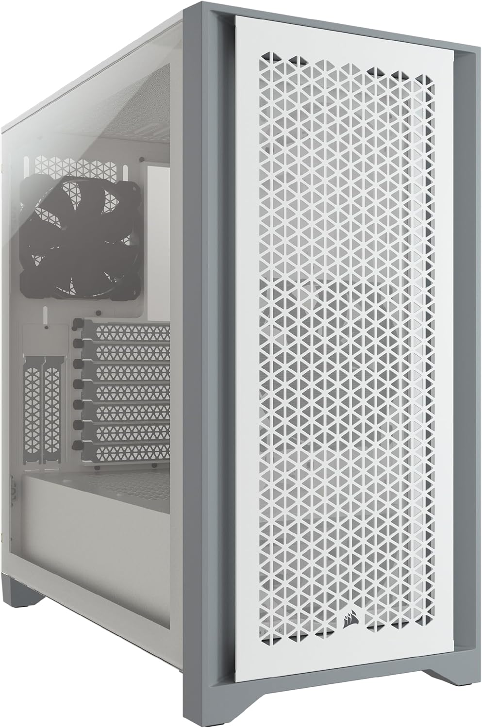 Corsair 4000D Airflow Mid-Tower ATX-Gehäuse, Weiß, 2x 120mm Lüfter