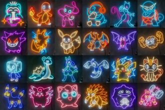 LED Neon Schild Anime Gaming Zimmer