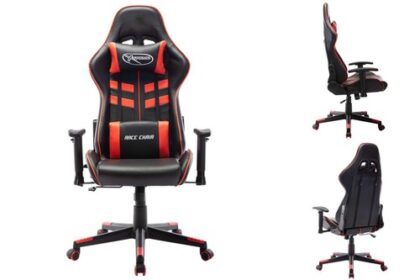 Gaming-Stuhl Schwarz Und Rot Kunstleder