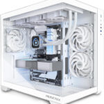 MUSETEX PC Gehäuse ATX,360MM Rad-Unterstützung, Typ-C