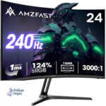 Gaming Monitor 24 Zoll Curved 240Hz