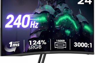 Gaming Monitor 24 Zoll Curved 240Hz