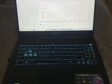 MSI Cyborg 15 gaming laptop 15.6