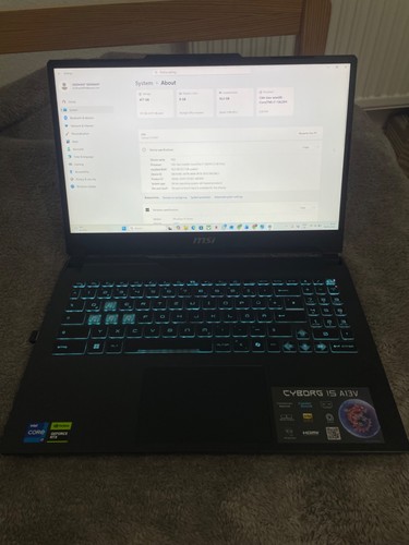 MSI Cyborg 15 gaming laptop 15.6