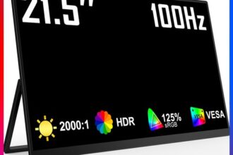 21,5 Zoll 100Hz Tragbarer Gaming Monitor