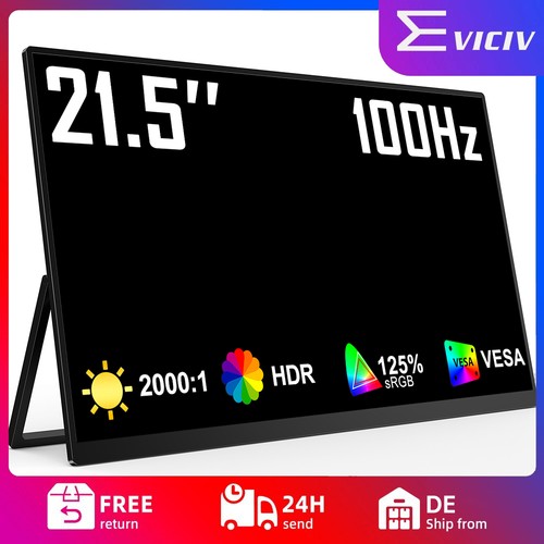 21,5 Zoll 100Hz Tragbarer Gaming Monitor