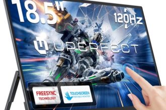 UPERFECT 18,5 Zoll 1080P 120Hz Tragbarer