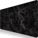 Mauspad XXXL 1200x600mm Topographische Karte Rutschfeste