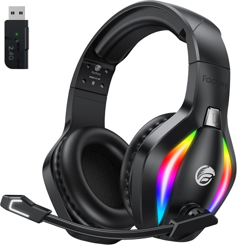 Fachixy Gaming Headset Wireless PS5 PS4