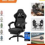 Gaming Stuhl Stoff Bürostuhl mit Tasche