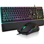 Gaming Tastatur Maus Set QWERTZ RGB