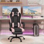 WOLTU Gaming Stuhl mit Massagefunktion Fußstütze