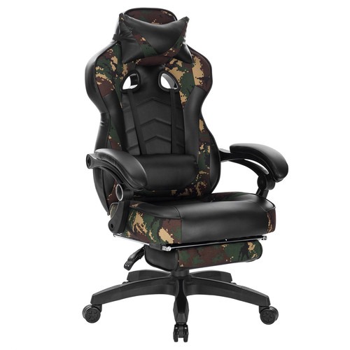 Gaming Stuhl Drehstuhl Bürostuhl Verstellbarer Rückenlehne