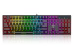 ET 100 % kabelgebundene mechanische Gaming-Tastatur,
