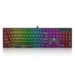 ET 100 % kabelgebundene mechanische Gaming-Tastatur,