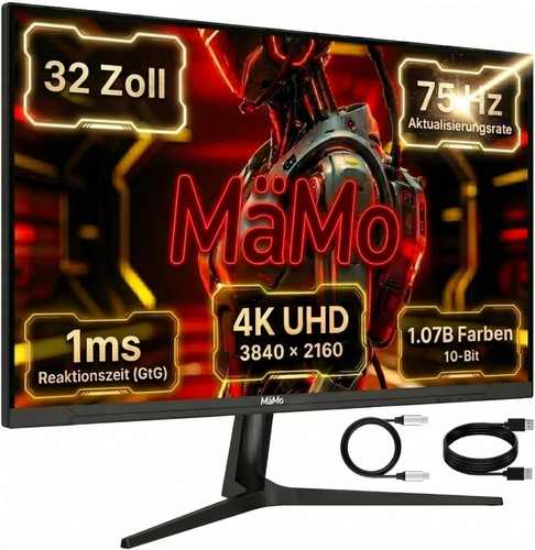 Gaming Monitor,65W USB-C,32" 4K IPS 75Hz