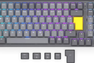 ENDORFY Celeris 1800, Gaming-Tastatur grau, DE-Layout,