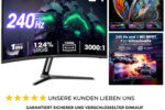 Curved Gaming Monitor 24 Zoll 240Hz