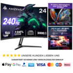 Curved Gaming Monitor 24 Zoll 240Hz