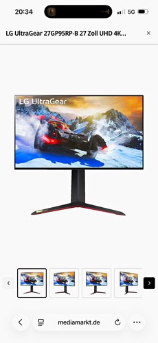 LG UltraGear 27GP95RP-B 27 Zoll UHD